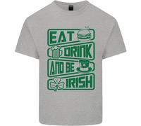 Mangiare Bere & Be Irlandese Divertente San Patricks Day Uomo Cotone T-Shirt