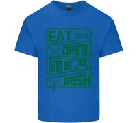 Mangiare Bere & Be Irlandese Divertente San Patricks Day Uomo Cotone T-Shirt