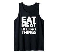 Mangiare Carne Sollevare Cose Pesanti - Divertente Gym Keto Canotta