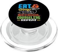 Mangiare Dormire Consulente Scuola Consulenza Ripeti Divertimento PopSockets PopGrip per MagSafe