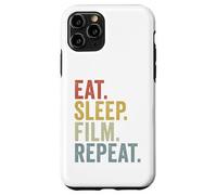 Mangiare Dormire Film Ripeti Divertente Custodia per iPhone 11 Pro