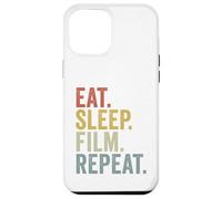Mangiare Dormire Film Ripeti Divertente Custodia per iPhone 12 Pro Max