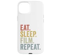 Mangiare Dormire Film Ripeti Divertente Custodia per iPhone 15 Plus