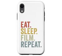 Mangiare Dormire Film Ripeti Divertente Custodia per iPhone XR