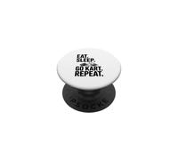 Mangiare Dormire Go Kart Ripeti PopSockets PopGrip Adesivo