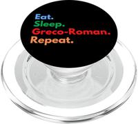 Mangiare dormire Greco-Romano Ripeti Greco Roman Wrestlers & Amanti PopSockets PopGrip per MagSafe