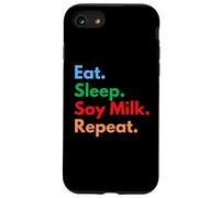 Mangiare, dormire. Latte di soia. Ripeti. per gli amanti del latte di soia Custodia per iPhone SE (2020) / 7 / 8