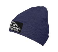 Mangiare Dormire Remare Ripetere Sport Vogatore Remare Barca Unisex Cappello in Maglia Leggero Invernale Cappelli Morbido Caldo Berretto per Inverno Corsa All'Aperto
