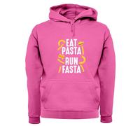 Mangiare Pasta,Run Fasta - Adulti Felpa/Maglione - Love Italiano 5K 10K