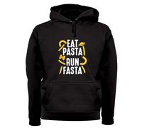 Mangiare Pasta,Run Fasta - Adulti Felpa/Maglione - Love Italiano 5K 10K