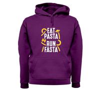 Mangiare Pasta,Run Fasta - Adulti Felpa/Maglione - Love Italiano 5K 10K