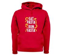 Mangiare Pasta,Run Fasta - Adulti Felpa/Maglione - Love Italiano 5K 10K