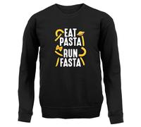 Mangiare Pasta,Run Fasta - Bambini Felpa/Maglione - Love Italiano 5K 10K