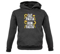 Mangiare Pasta,Run Fasta - Bambini Felpa/Maglione - Love Italiano 5K 10K
