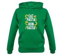 Mangiare Pasta,Run Fasta - Bambini Felpa/Maglione - Love Italiano 5K 10K