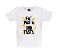 Mangiare Pasta,Run Fasta - Bambino T-Shirt / Body - Love Italiano 5K 10K