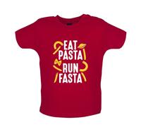 Mangiare Pasta,Run Fasta - Bambino T-Shirt / Body - Love Italiano 5K 10K