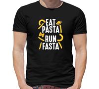 Mangiare Pasta, Run Fasta - T-Shirt - Love Italiano Run 5K 10K Divertente Runner
