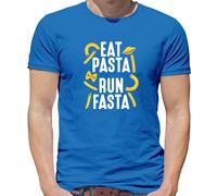 Mangiare Pasta, Run Fasta - T-Shirt - Love Italiano Run 5K 10K Divertente Runner