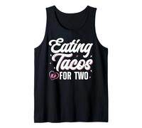 Mangiare Tacos per Due Bambini Annuncio di Gravidanza Mamma Orgogliosa Canotta