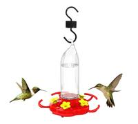 Mangiatoia a prova di perdite - Dispenser per uccelli da giardino sospeso 470 ml - 5 porte abbeveratoio con protezione contro le formiche gancio per balcone finestra terrazza