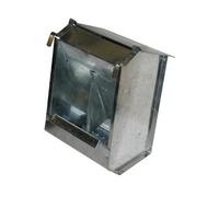 MANGIATOIA A TRAMOGGIA PER CONIGLI CM.19x12xH27