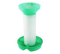 Mangiatoia a Tramoggia Stabile Erogatore di Mangime per Gabbie
