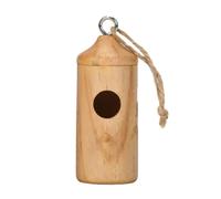 Mangiatoia Appesa For Albero Di Uccelli Selvatici In Legno For Colibrì For La Decorazione Del Giardino Esterno Decorazione For La Nidificazione Del Passero Di Rondine Installazione Facile(B)