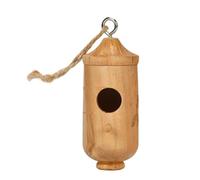Mangiatoia Appesa For Albero Di Uccelli Selvatici In Legno For Colibrì For La Decorazione Del Giardino Esterno Decorazione For La Nidificazione Del Passero Di Rondine Installazione Facile(A)