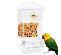 Mangiatoia automatica per uccelli, dispenser di cibo da appendere per parrocchetti | Dispenser di cibo per pappagalli all'aperto resistente alle fuoriuscite per esterni e decorazione da giardino