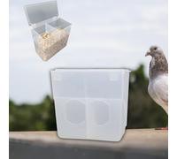 Mangiatoia automatica per uccelli Mangiatoia a fessura per gabbia Accessori per