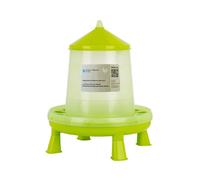 mangiatoia da 8 Kg automatica con piedini per galline, polli, anatre, antispreco