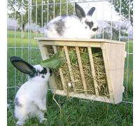 Mangiatoia da recinto con piano d'appoggio - L 25 x P 17 x H 20 cm