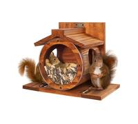 Mangiatoia Di Scoiattolo In Legno All'aperto, Casetta for Uccelli Da Cortile A Muro, Tavolo Da Pranzo for Animali Domestici Appeso E Nido Di Criceto