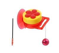 Mangiatoia For Colibrì Portatile Con Alimentatore Manuale A Ventosa Bottiglia For For Uccelli Sospesa Da Giardino Esterno Spazzola For La Pulizia Mangiatoia Per Uccelli Versatile(Style B)