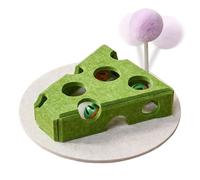 Mangiatoia for gatti con puzzle | interattiva for design a forma di formaggio | bacchetta, campanello, palla e scatola for l'alimentazione for parco giochi, media