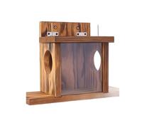 Mangiatoia for Scoiattoli, A Parete Durevole Sicurezza Cortile Esterno Bird House, Tavolo Da Pranzo for Animali Domestici Appeso E Nido Di Criceto