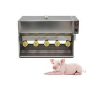 Mangiatoia In Acciaio Inox Per Suinetti, Macchina Automatica Per L'allattamento Dei Suini, Con Sorgente Sonora Integrata; Grande Macchina Allattatrice Per Agnelli(10Nipples)