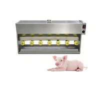 Mangiatoia In Acciaio Inox Per Suinetti, Macchina Automatica Per L'allattamento Dei Suini, Con Sorgente Sonora Integrata; Grande Macchina Allattatrice Per Agnelli(14Nipples)