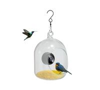 Mangiatoia intelligente per uccelli con fotocamera, mangiatoia wireless per esterni, un regalo per gli amanti degli uccelli, adatta a tutti i tipi di piccoli animali all'aperto (meloni invernali)