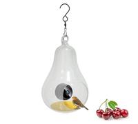 Mangiatoia intelligente per uccelli con fotocamera, mangiatoia wireless per esterni, un regalo per gli amanti degli uccelli, adatta a tutti i tipi di piccoli animali all'aperto (pere)