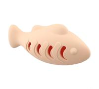 Mangiatoia interattiva per gatti a forma di pesce, dispenser di cibo in silicone per gatti da interni, stimolante istinto di caccia, sicuro per animali domestici, gioco e dolcetti, puzzle 4,67 (giallo