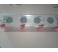 Mangiatoia Interni per Allevamento Di 4 Fori per Canarini Pappagallini Agapornis