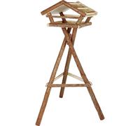 Mangiatoia natural living con aste, 48×27×46cm/1.30 m per uccelli