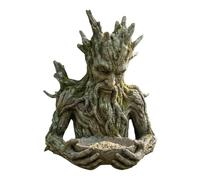 Mangiatoia per ad Albero,Scultura per l'Alimentazione degli Integrata nell'Albero | Mangiatoia per Passeri in Resina,Per Giardino All'Aperto, Patio, Cortile E Portico