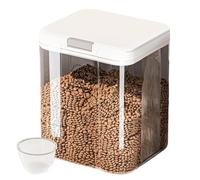 Mangiatoia per animali - Contenitore alimentare | Secchio ermetico trasparente impilabile da 5 litri per casa, ripostiglio, cucina, organizzazione domestica e garage. Aggiorna il tuo