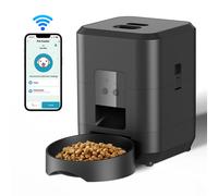 Mangiatoia per animali domestici intelligente Mangiatoia automatica per gatti Macchina per cibo lento per cani con ciotola per cani per gatti automatica quantitativa temporizzata