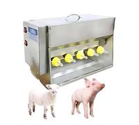 Mangiatoia per biberon per allattamento a forma di maialino, macchina automatica per la mungitura a temperatura costante per suinetti, sistema di alimentazione intelligente con design facile da usare