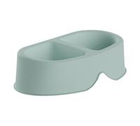 Mangiatoia per Cane Plastiken 20138 Verde Plastica 0,5 L Doppia