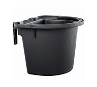 Mangiatoia per cavalli in plastica anti-urto con staffe e manico in ABS 14 litri